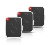 3PCS 433,92 MHz Télécommandes de Portail, Compatible Nice Era ONE2/ON2E/ON4E/ON1E, 2 Canaux Télécommande Porte de Garage,Rolling Code
