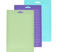 3PCS 6.5*4.5 Inch Replacement Cutting Mat Adhesive Non-Slip Gridded Cutting Mats Compatible with Silhouette Cameo Cutting Machine Explore Plotter Machine