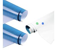 3pcs 60cm x 40cm Feuille Ferreuse Autocollante pour Aimants, Inscriptible Essuyable, Film Caoutchouc Ferreux Adhesif, Plaques de Fer Adhésives, Créez Propre Tableau Blanc Magnétique, TKD9020-60cm-3X