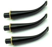 3pcs 73mm Noir Acrylique Becs tige pour filtre de fumer du tabac pipe -Santé & Ménage> Fournitures ménagers> liées au tabac Produits> Pipes Tabac & Accessoires> Pipes tabac