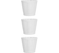 3PCS Abat-jour en tissu E14 pour lustre, lampe murale, bureau, maison (blanc)
