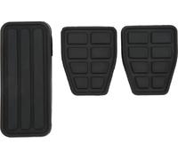 3pcs accélérateur de frein à embrayage kit de pédale en caoutchouc noir flexible usure - vision de remplacement pour T4 Transporter 1990-2003