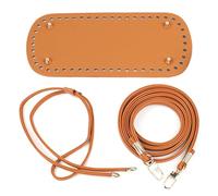 3Pcs Accessoires pour Sacs au Crochet Base de Sac Crochet Kit Fond de Sac à Main Crochet avec Fond de Sac, Bandoulière Cordon de Serrage pour la Fabrication de sacs à dos pour DIY Sac à Main (Marron)