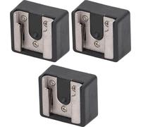 3pcs adaptateur de montage de sabot de flash avec 1/4 -pouce de filetage de vis de trépied de caméra en métal