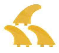 3PCS Ailerons de Planche de Surf G5, PVC 3 Ailerons de Propulseur Gauche Centre Droit Surf Tailfin pour Longboard Shortboard pour Planches de Surf Surf Longboard Shortboard (G5)