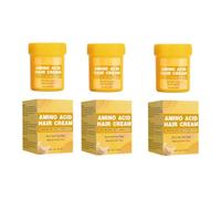 3PCS Amino Acid Hair Cream Nourishing Hair Protein Cream Amino Acid Essence Hair Care Hair Mask for Damaged Hair 150g