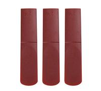 3Pcs Anche Saxophone Alto Force 2.5 Anche Résine Anches pour Saxophone Alto Qualité Supérieure Fiabilité & Durabilité Exceptionnelle Alto Sax Accessoire(Red)