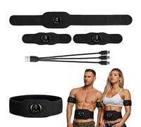 3PCS Apeborn Next Gen Ultra Muscle Fitness AB Belt, Electrostimulateur Musculaire, EMS Ceinture Abdominale Electrostimulation avec 12 Modes 19 Niveaux, Ceinture de fitness pour hommes et femmes