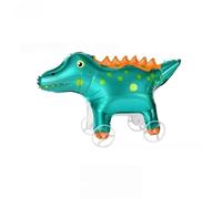3PCS Auto Debout Grand Dinosaure Animal Ballon-Marche Avec Roues, Capybara Pirthday Décorations Ballon De Marche, Feuille Fun Pet pour Enfants-Jungle Thème Fête Fournitures Décor