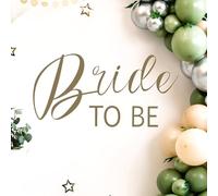 3pcs Autocollants Bride to Be, Décorations Créatives pour Fête de Mariage Adorable Autocollant pour Fête de Fiançailles Décoration pour Porte Murale Arc de Ballons Toile de Fond