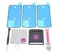 3PCS Back Cover Adhesive, Replacement Sticker with Repair Tool Kit, Battery Door Cover Double Sided Tape and Repair Tool Kit, Fit for iOS 16