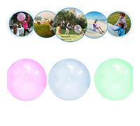 3pcs Ballons Gonflables de Bulle de TPR Ballons Résistants à la Déchirure étirent le Ballon Ferme à 50cm / 20inch, Pour Le Jeu Extérieur et Idéal Pour Les Garçons et Les Filles (3 Colors)