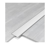 3PCS Bande De Transition De Sol En Aluminium, Barre De Seuil En T Pour Transitions De Sol Entre Seuils Carrelages Sols Bois Tapis(Silver,3.3cmx90cm(3pcs))