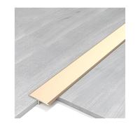 3PCS Bande De Transition De Sol En Aluminium, Barre De Seuil En T Pour Transitions De Sol Entre Seuils Carrelages Sols Bois Tapis(Gold,1.5cmx90cm(3pcs))