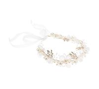 3pcs Bandeau de mariée de fleur de perle Elegant Elegant Perle Bridal For Handmade For Wedding Bridal Jewelry Accessoire