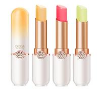 3PCS Baume à lèvres, ensemble de rouge à lèvres transparent à changement de température de couleur, rouge à lèvres hydratant durable pour femme, soin des lèvres naturel, réparation des lèvres (C)