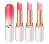 3PCS Baume à lèvres, ensemble de rouge à lèvres transparent à changement de température de couleur, rouge à lèvres hydratant durable pour femme, soin des lèvres naturel, réparation des lèvres (B)