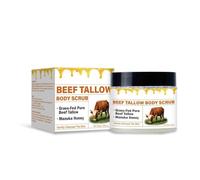 3PCS Beef Tallow Body Scrub - All-Natural Multi-Purpose Skin Salve for Face, Body & Lips, Moisturizing, Repairing, for Dry