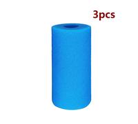 3pcs bleu - Cartouche d'éponge filtrante de piscine réutilisable Intex Type A, mousse lavable de remplacement
