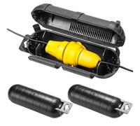 3PCS Boîte Électrique Étanche, Boîtier Électrique Extérieur IP44 Pour Protéger Multiprises Et Prises Contre La Pluie, La Neige, Le Sable Et La Poussière