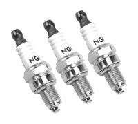 3pcs Bougie Allumage CMR5H Tondeuse pour Compatible NGK CMR5H, Honda, Stihl, Husqvarna, Echo Bougie Tondeuse Durable avec Étincelle Puissante pour Moteurs de Jardin et Outils Thermiques
