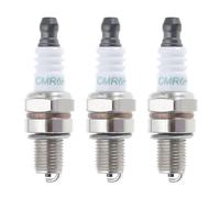 3pcs Bougie d'allumage CMR6H Compatible avec Stihl FS90 FS100 FS110 FS90R FS100R FS110R Pièces de Rechange pour Tondeuse Accessoires pour Outils de Jardin