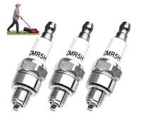 3Pcs Bougie d'Allumage pour NGK CMR5H, Bougie Allumage pour Stihl/Honda/Brisk/Bosch/Husqvarna/Echo BR500 BR550 BR600 FC56 FC70 RZ7C RZ7CT10 965 3365, Accessoires pour Tondeuses à Gazon