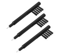 3pcs Brosse de Nettoyage pour Prothèses Auditives, Nettoyant pour Prothèses Auditives Brosses pour Amplificateurs Auditifs avec Boucle de Cire et Aimant pour Utilisateurs d'Appareils Auditifs