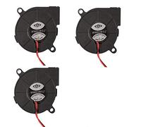 3pcs Brushless DC 12V 0.1A 5015 Cooling Blower Exhaust Turbo Fan 50x15mm 2-pin for 3D Printer Computer
