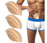 3pcs Bulge Enhancer Men, Sponge Bulge améliorant Les sous-vêtements, Parfait pour Les Boxeurs de Natation, Les mémoires, Les Tongs, Les Shorts