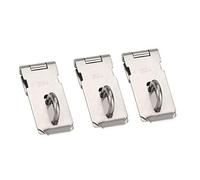 3Pcs Cadenas Loquet de Porte Fermoir Moraillon pour verrou de Fermeture Portail Porte d'armoire ou 2.5"