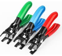 3PCS Car Automotive Water Hose Fuel Pipeline Clamp Clamp Pliers Stripping Pliers Bundle Clamp Flat Band Rings Removal Tool