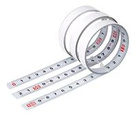 3pcs Carbon Steel Tape Measure Self Adhesive Metric Ruler Sticky Scale Steel Ruler Metric Self Adhesive Tape Measure For Workbenches And Machines