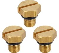 3pcs carburateur Float Bowl bouchon de vidange avec joint torique 6H3-14992-00 pour 2T 40 50 60 75 à 90 cv moteur hors-bord