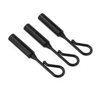 3pcs Carp Fishing for pour shift Hook Hanging Fishhook Rack Rod for Protection Carp Accessory(black)