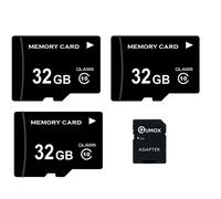 3PCS Carte Micro SD - 32 Go - SDHC TF carte Class 10 UHS-I 70MB-S 15MB-S pour Appareils Photo, Drones,Smartphone + adaptateur SD