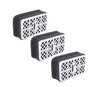 3pcs Cartouche Désodorisante pour Toto Washlet THU6474-01, Remplacement de Filtre Désodorisant pour Salle de Bain en Plastique Toilettes Bidet Essentials (Noir)