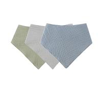 3PCS Chiffons en Mousseline pour Nouveau-nés, Bavoirs en Coton Chiffon Triangle pour Bébé Couleur Unie Chiffon en Mousseline Chiffons en Gaze Douce Bandana Bébé Mousseline Garçons Filles,42cmx29cm