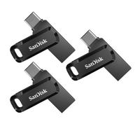 3PCS Clé USB à double connectique ( USB Type-C et USB Type-A) SanDisk Ultra 32Go pour les appareils USB Type-C (paquet de trois)