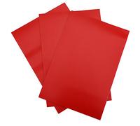 3pcs correctifs de réparation de kayak de PVC, accessoire de kit corrigé de correctifs de réparation de kayak de canoë de bateau de radeau(rouge)