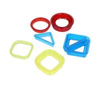 3pcs Coupe-sandwich scellant, Machine à sandwich rondes, carrées et triangulaires enlevez la croûte à pain, faites des sandwiches de poche