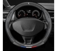 3PCS Couvre Volant Voiture pour Peugeot Expert 3 (III) V I 2016-2024,Microfibre Cuir Couvre Volant 38cm/15'' Antidérapant Respirant Couvre Protégé Volant Voiture Decoration Interieur