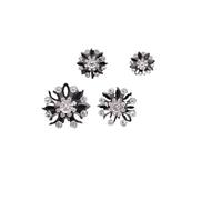 3Pcs Cufflinks Shirt Sleeve Buttons Clips For Dresses And Shirts Decoration pour la couture(Color 4,3Pcs-24mm)