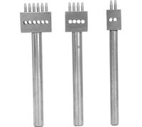 3pcs Distance Punch Tool DIY Cuir Perforation Set Ceinture (4 mm (2+4+6))
