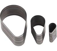 3pcs DIY cuir bande de bricolage ensemble de forme de couteau le gabarit de coupe poly (chute d'eau)