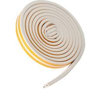3Pcs Door Weather Stripping Soundproofing Self Adhesive D Type Seal Strip for Doors Windows White (Bande d'étanchéité de porte insonorisante autocollante de type D pour portes et fenêtres)
