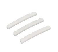 3PCS Écrou de Basse inférieur incurvé 4 String Slotted Bass Bass Nut Remplacement de Standard Jazz Bass Primium Sound Quality Tone Enhanced Tone Easy Installation