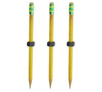 3Pcs écrou décompression stylo soulagement de stress crayon en bois fileté enfants adultes étudiants travail d'école soulagement d'anxiété silencieux calmant rotatif écrou crayon fidget (3 pièces)