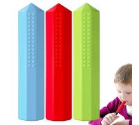 3pcs Embout De Crayon À Mâcher Sensoriel, Crayon À Mâcher Silicone, Capuchons Fidget Colorés En Silicone Pour Crayons, CrayonsMâcher Sensoriels Pour La Dentition, L'autismes, Le TDAH