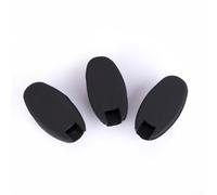 3pcs Embouts de Touches en Caoutchouc pour Saxophone Alto Ténor Soprano Accessoires Ergonomiques Noirs Réducteurs de Fatigue Installation pour facile Lot de 3